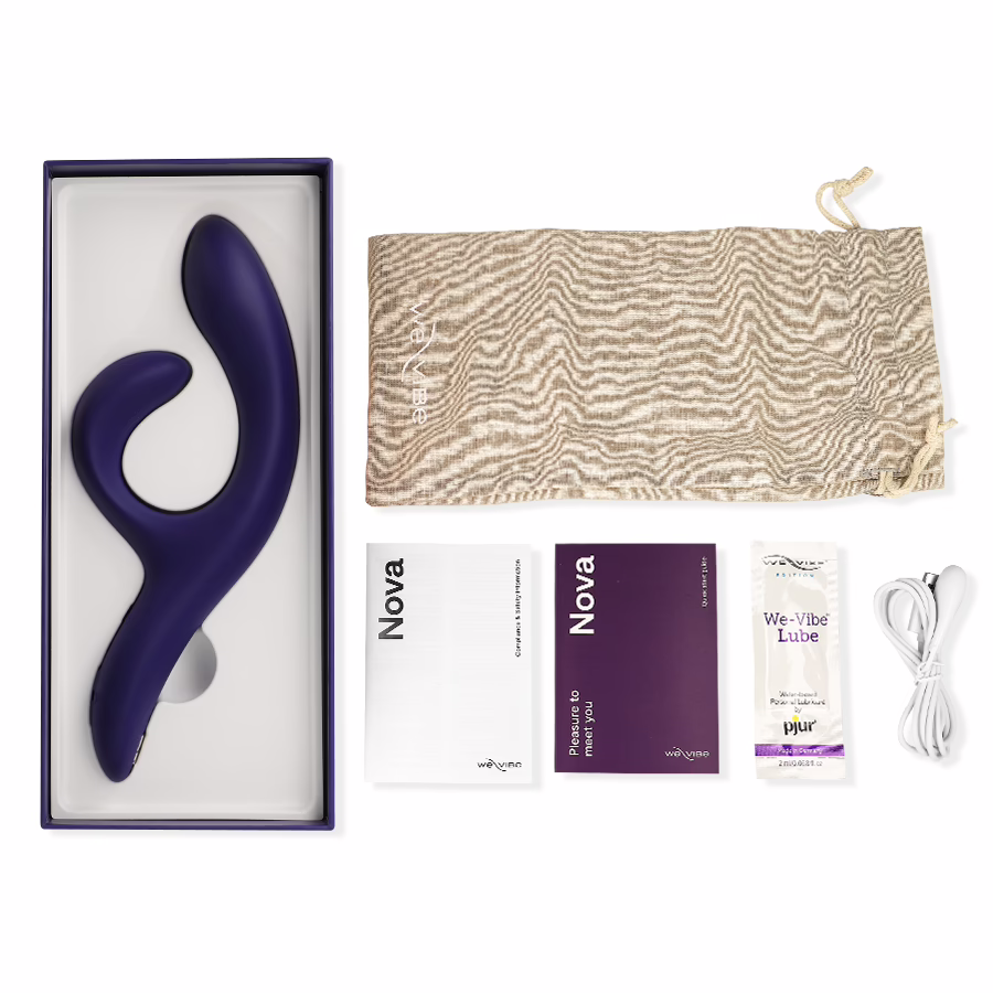WE-VIBE - NOVA 3 VIBRADOR RABBIT AZUL MEDIANOCHE - Imagen 6