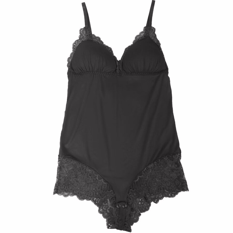 SUBBLIME - TEDDY DETALLE ENCAJE FLORAL NEGRO S/M - Imagen 10