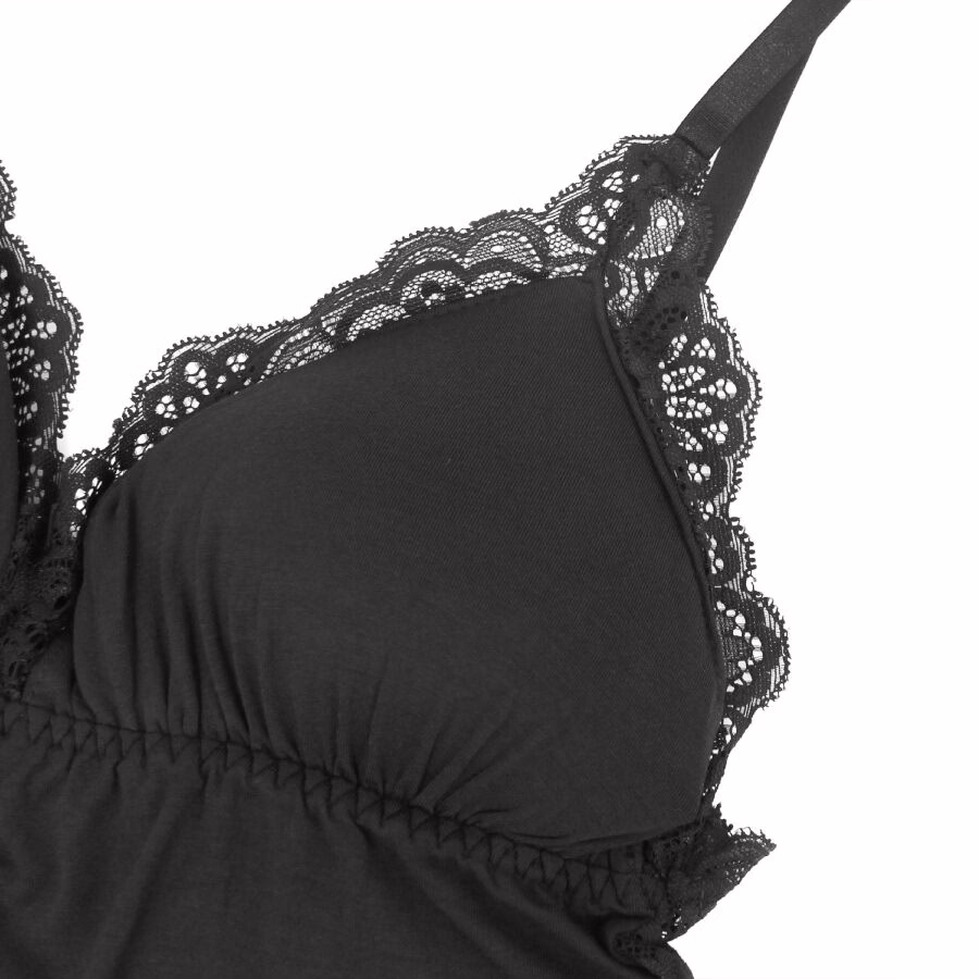 SUBBLIME - TEDDY DETALLE ENCAJE FLORAL NEGRO L/XL - Imagen 11