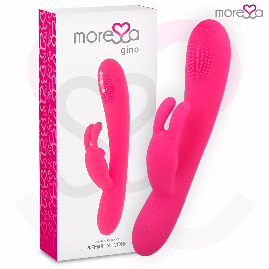MORESSA - GINO TICKLING VAGINAL PREMIUM SILICONE RECARGABLE