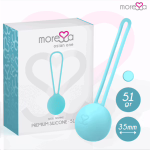 MORESSA - OSIAN ONE ENTRENAMIENTO SUELO PELVICO 51gr PREMIUM SILICONA TURQUESA