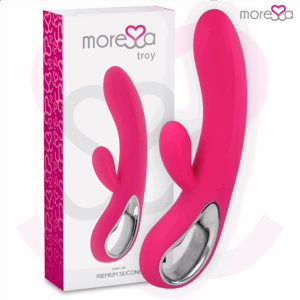 MORESSA - TROY MASAJEADOR PUNTO G Y CLITORIS PREMIUM SILICONE RECARGABLE