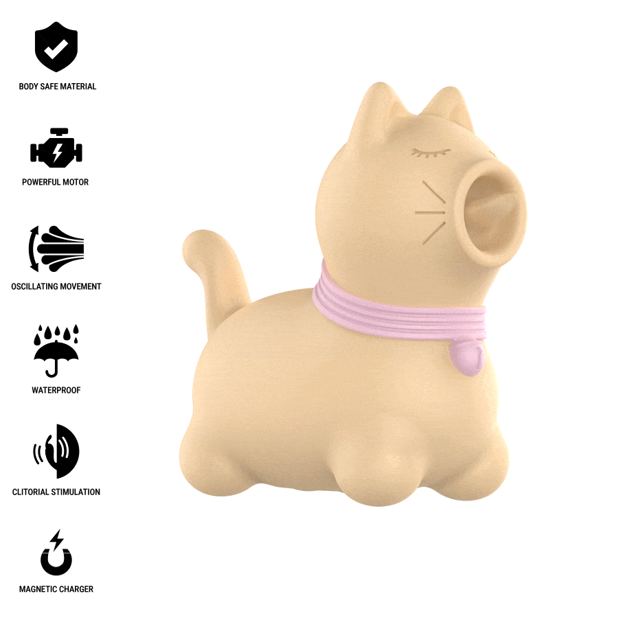 INTENSE - TOULOUSE ESTIMULADOR CON LENGUA ROTATIVA 360º AMARILLO - Imagen 2