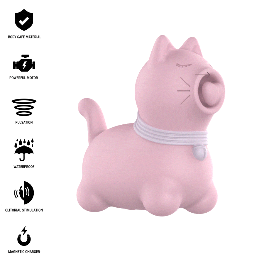 INTENSE - MARIE ESTIMULADOR CON LENGUA EFECTO PULSACIÓN ROSA - Imagen 2