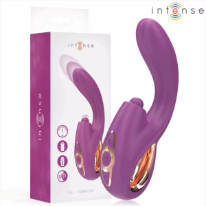 INTENSE - LALI VIBRADOR PUNTO G MULTIFUNCIÓN ESTIMULACIÓN & EMPUJE & VIBRACIÓN MORADO