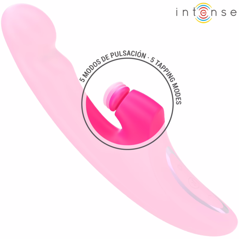 INTENSE - EMI VIBRADOR 13,5 CM MULTIFUNCIÓN 3 EN 1 10 VIBRACIONES ROSA - Imagen 6