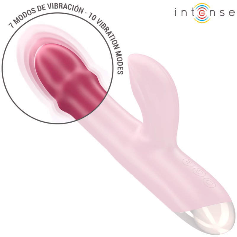 INTENSE - CHLOE VIBRADOR MULTIFUNCIÓN 3 EN 1 ROJO - Imagen 5