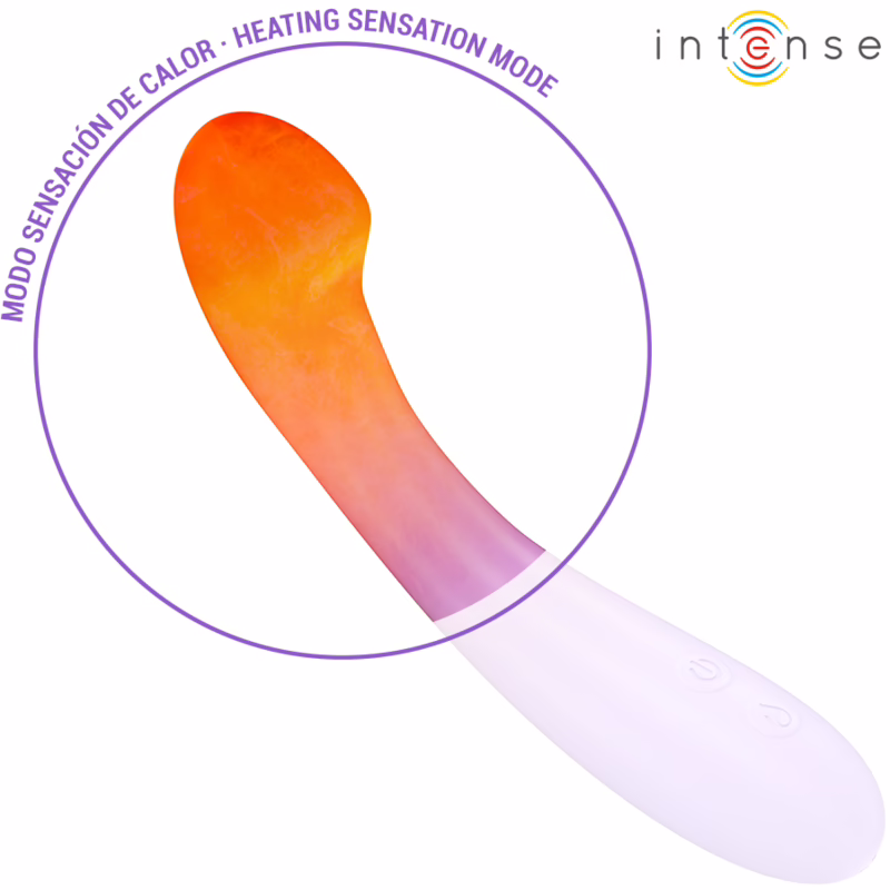 INTENSE - BECKY VIBRADOR 19 CM CALENTABLE 7 VIBRACIONES MORADO - Imagen 4