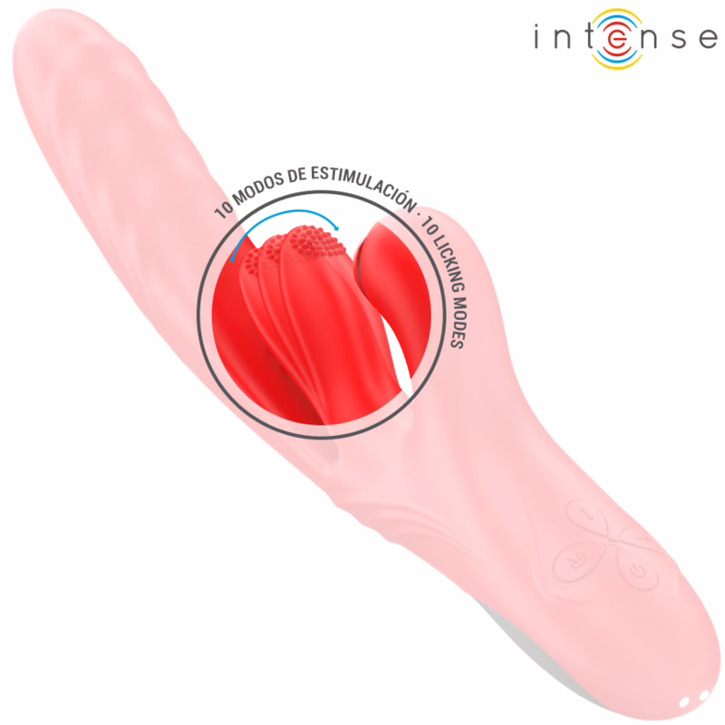 INTENSE - ROSALIA VIBRADOR MULTIFUNCIÓN 3 EN 1 ROJO - Imagen 5