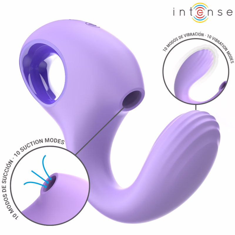 INTENSE - BAXTER VIBRADOR & ESTIMULADOR VIOLETA - Imagen 2