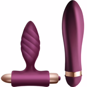 CLIMAXIMUM - DESIRE KIT VIBRADOR + PLUG ANAL TRENZADO