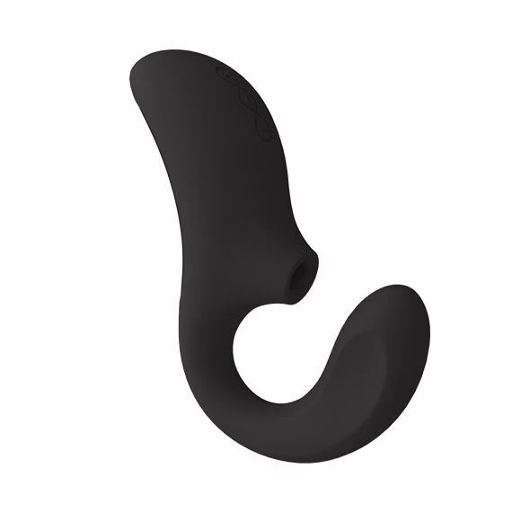 LELO - ENIGMA DOBLE ESTIMULACIÓN SUCCION MASAJEADOR NEGRO - Imagen 8