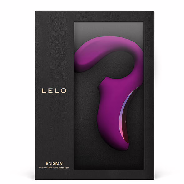 LELO - ENIGMA DOBLE ESTIMULACIÓN SUCCION MASAJEADOR MORADO - Imagen 2