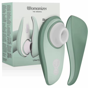 WOMANIZER - LIBERTY 2 ESTIMULADOR & SUCCIONADOR CLÍTORIS VERDE CLARO