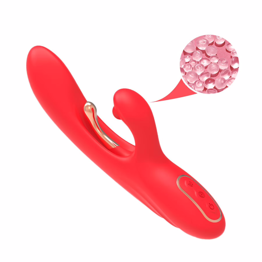 ARMONY - VIBRADOR ESTIMULADOR PUNTO G Y CLÍTORIS CON LENGUA OSCILANTE ROJO - Imagen 9