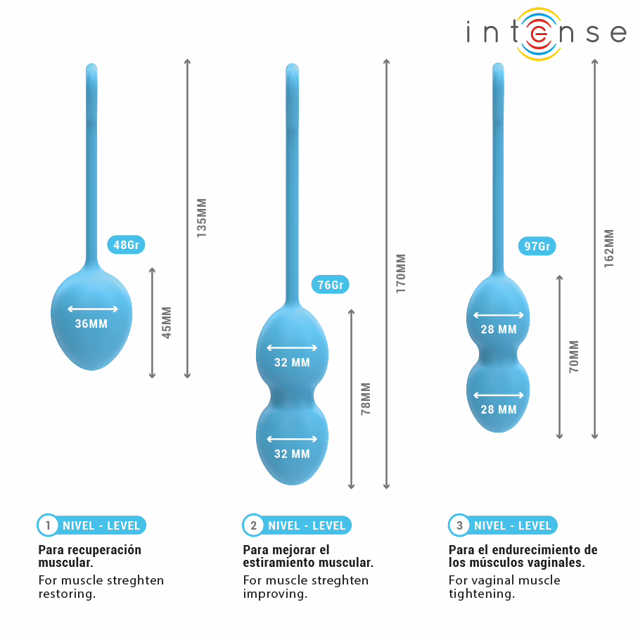 INTENSE - CHARLI KIT BOLAS KEGEL OCEAN - Imagen 5