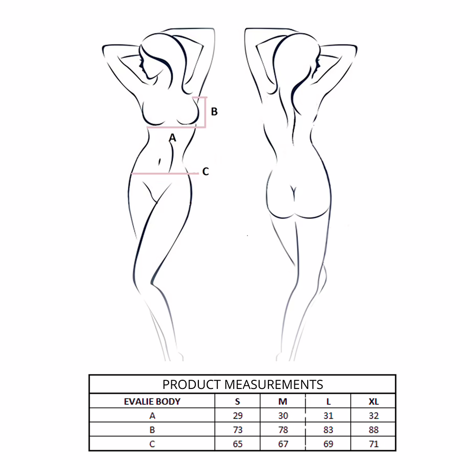 PASSION - EVALIE BODY NEGRO L/XL - Imagen 4