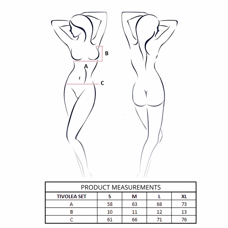 PASSION - TIVOLEA SET SUJETADOR + TANGA VIOLETA L/XL - Imagen 4