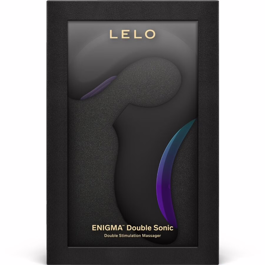 LELO - ENIGMA DOUBLE SONIC VIBRADOR PUNTO G NEGRO - Imagen 4