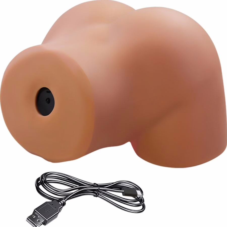 CRAZY BULL - ILANA TRASERO FEMENINO REALISTA VIBRADOR & SUCCIONADOR CON SONIDO 6.8 KG - Imagen 4