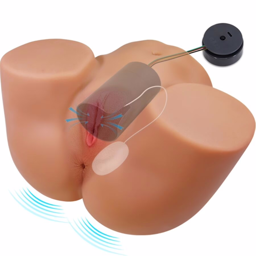 CRAZY BULL - ILANA TRASERO FEMENINO REALISTA VIBRADOR & SUCCIONADOR CON SONIDO 6.8 KG - Imagen 3