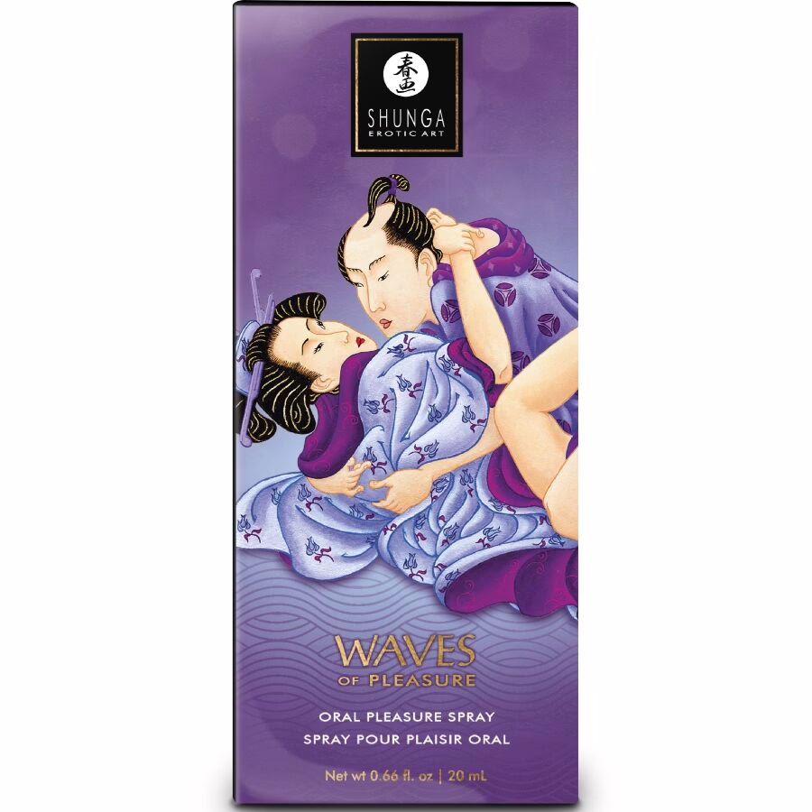 SHUNGA - WAVES PLEASURE SPRAY ORAL SEDUCTOR FRUTAS EXÓTICAS 20 ML - Imagen 3