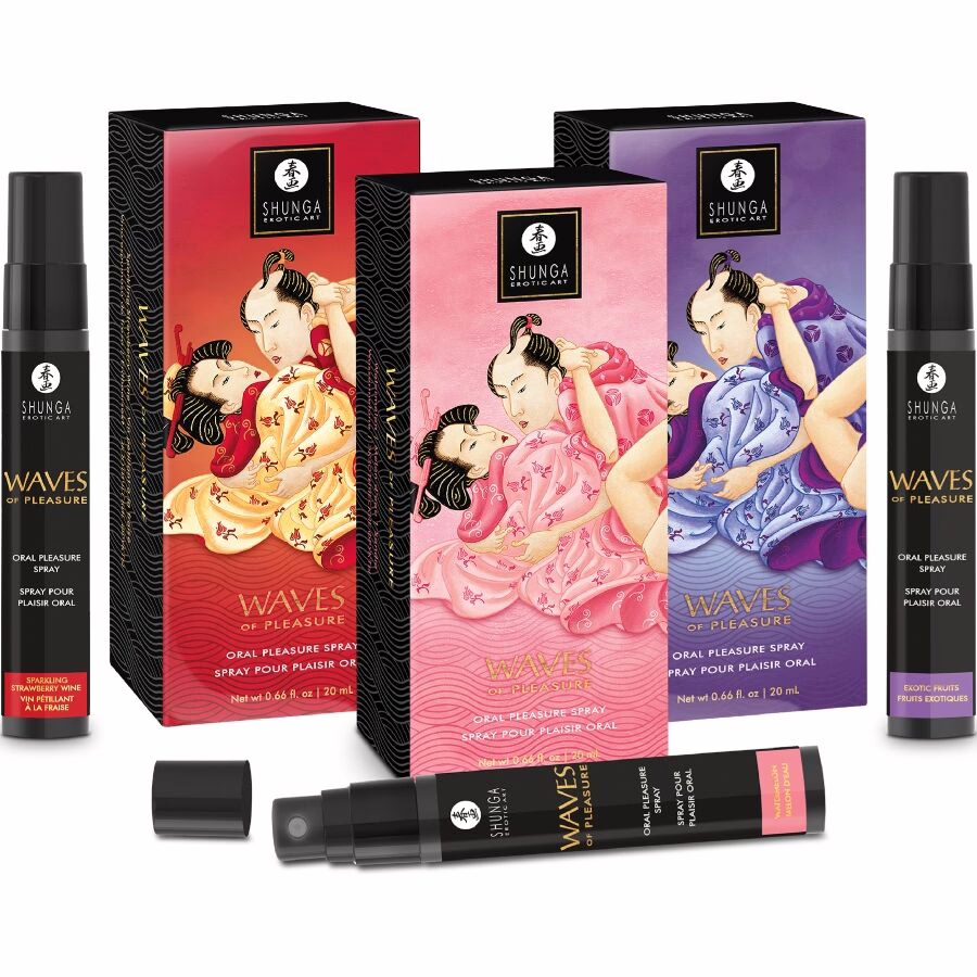 SHUNGA - WAVES PLEASURE SPRAY ORAL SEDUCTOR FRUTAS EXÓTICAS 20 ML - Imagen 5