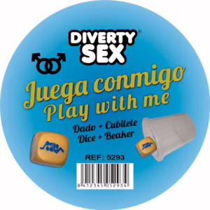 DIABLO PICANTE - DADO DURO DORADO POSTURAS CHICOS CON CUBILETE