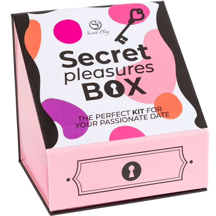 SECRET PLAY - CAJA DE PLACERES PARA PAREJAS DADOS + BALA VIBRADORA + PLUMERO - Imagen 2