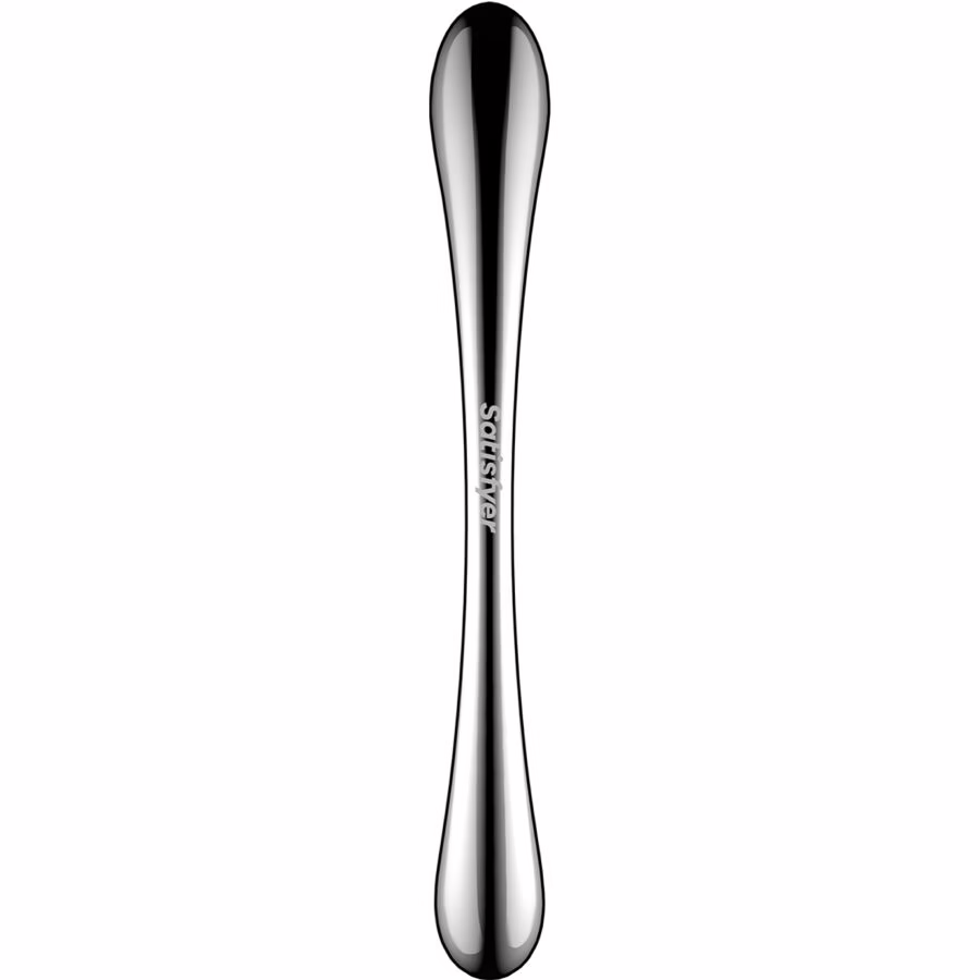 SATISFYER - COSMIC CREST 1 DILDO ACERO INOXIDABLE DOBLE USO - Imagen 4