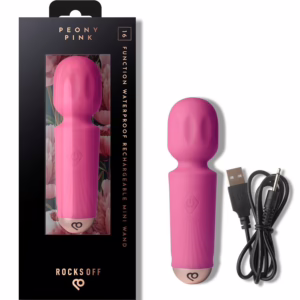 ROCKS-OFF - MINI WAND RECARGABLE 16 FUNCIONES FUCSIA