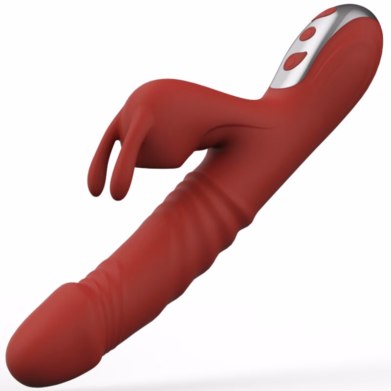 ARMONY - SUCK VIBRADOR & SUCCIONADOR RABBIT BURDEOS - Imagen 4