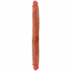 GET REAL - DILDO DOBLE DONG DE SILICONA CARAMELO 46 CM