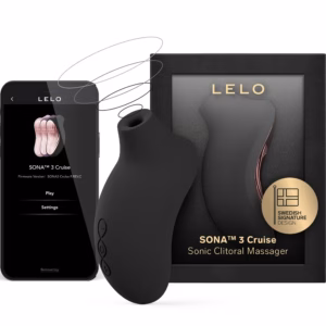 LELO - SONA 3 CRUISE MASAJEADOR SÓNICO DE CLÍTORIS NEGRO