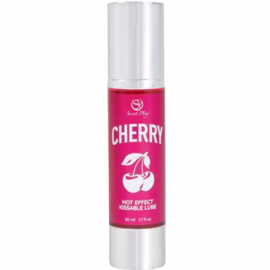SECRETPLAY - LUBRICANTE EFECTO CALOR CEREZA 50 ML