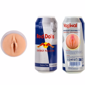 ALIVE - RED DOLL MASTURBADOR MASCULINO VAGINA LATA BEBIDA ENERGÉTICA