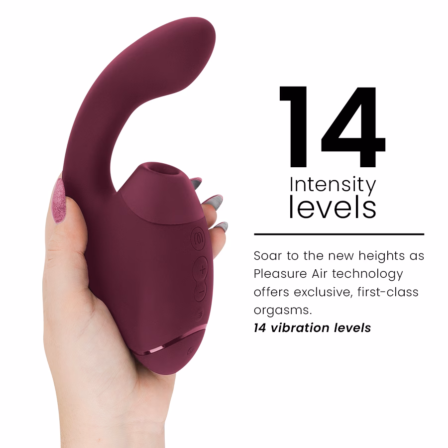 WOMANIZER - DUO NEXT ESTIMULADOR VIBRADOR DUAL CLÍTORIS & PUNTO·G ROSA - Imagen 5
