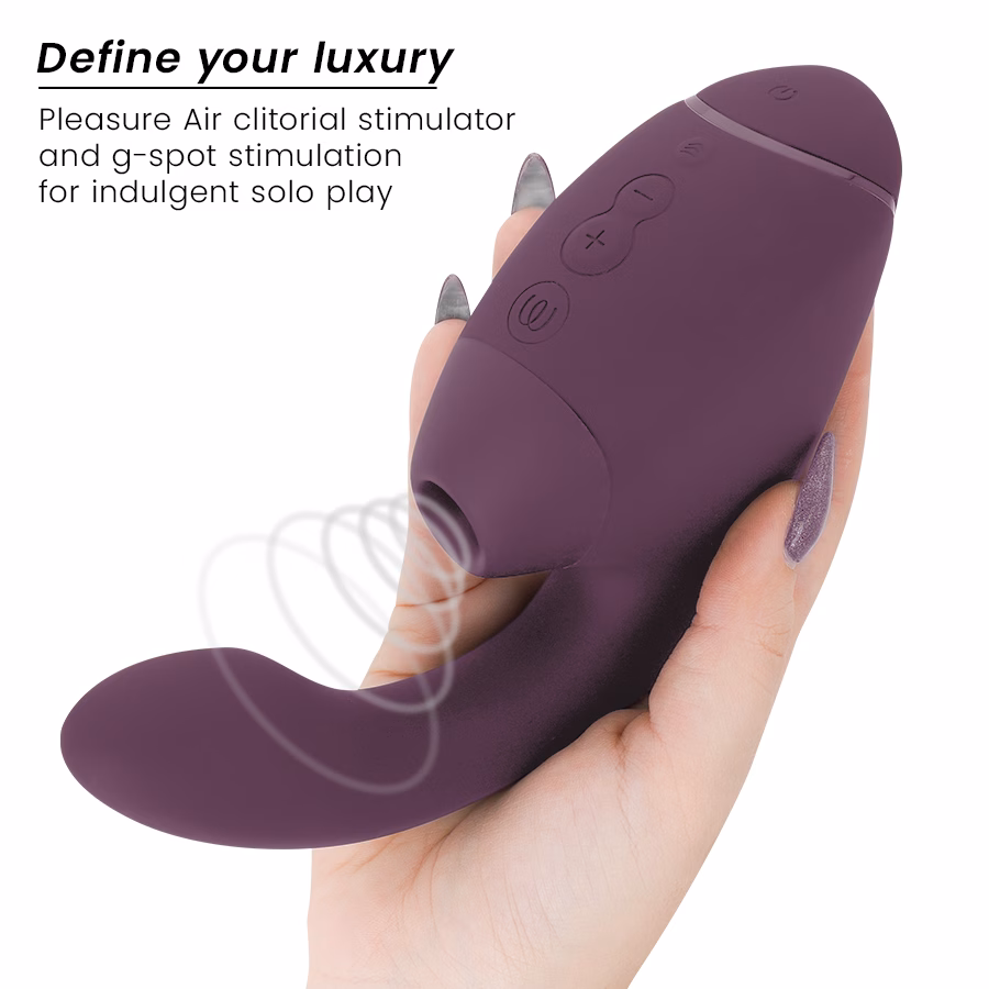 WOMANIZER - DUO NEXT ESTIMULADOR VIBRADOR DUAL CLÍTORIS & PUNTO·G MORADO - Imagen 3