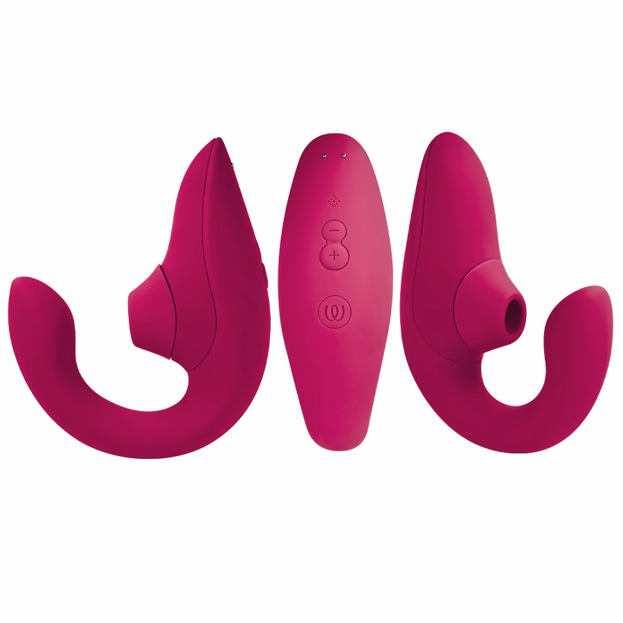 WOMANIZER - BLEND ESTIMULADOR VIBRADOR RABBIT FUCSIA - Imagen 2