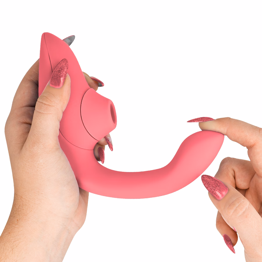 WOMANIZER - BLEND ESTIMULADOR VIBRADOR RABBIT ROSA - Imagen 4