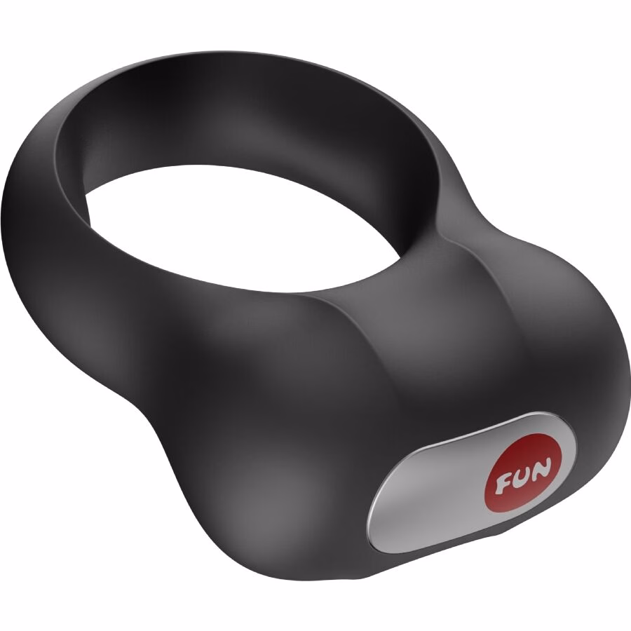 FUN FACTORY - STEADY ANILLO VIBRADOR PENE NEGRO - Imagen 2