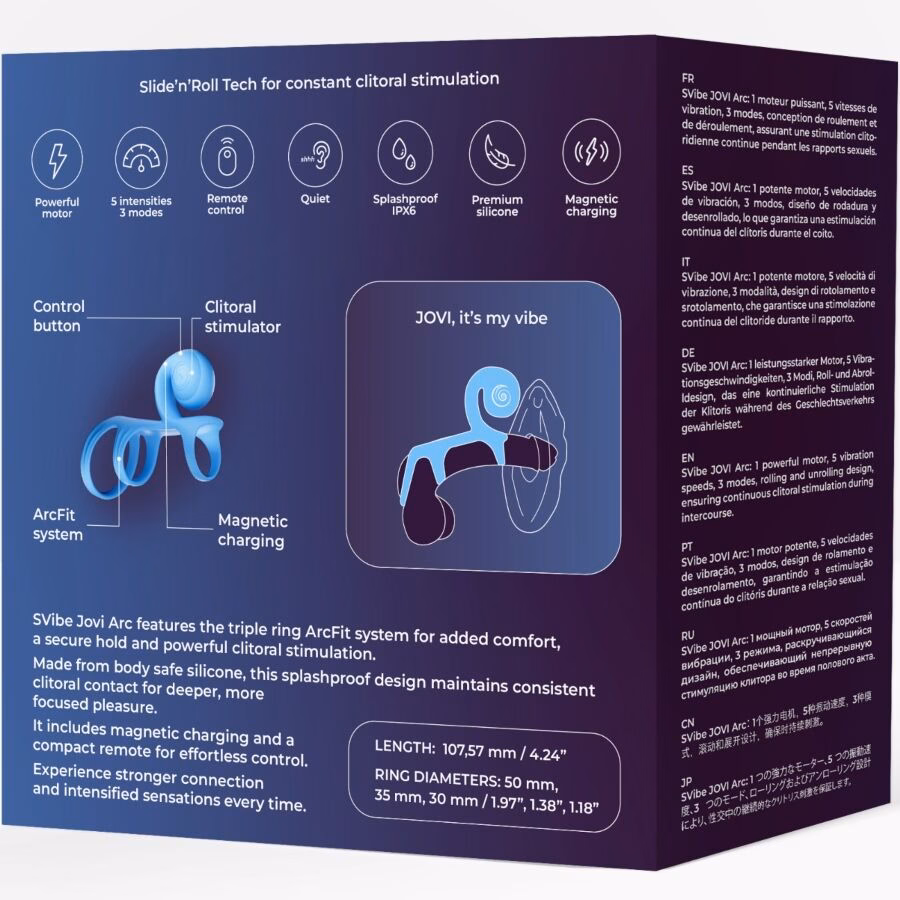 SNAIL VIBE - JOVI ARC ANILLO DE PAREJA CONTROL REMOTO AZUL - Imagen 9