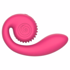 SNAIL VIBE - GIZI LITE VIBRADOR DUAL PUNTO G Y CLÍTORIS ROSA