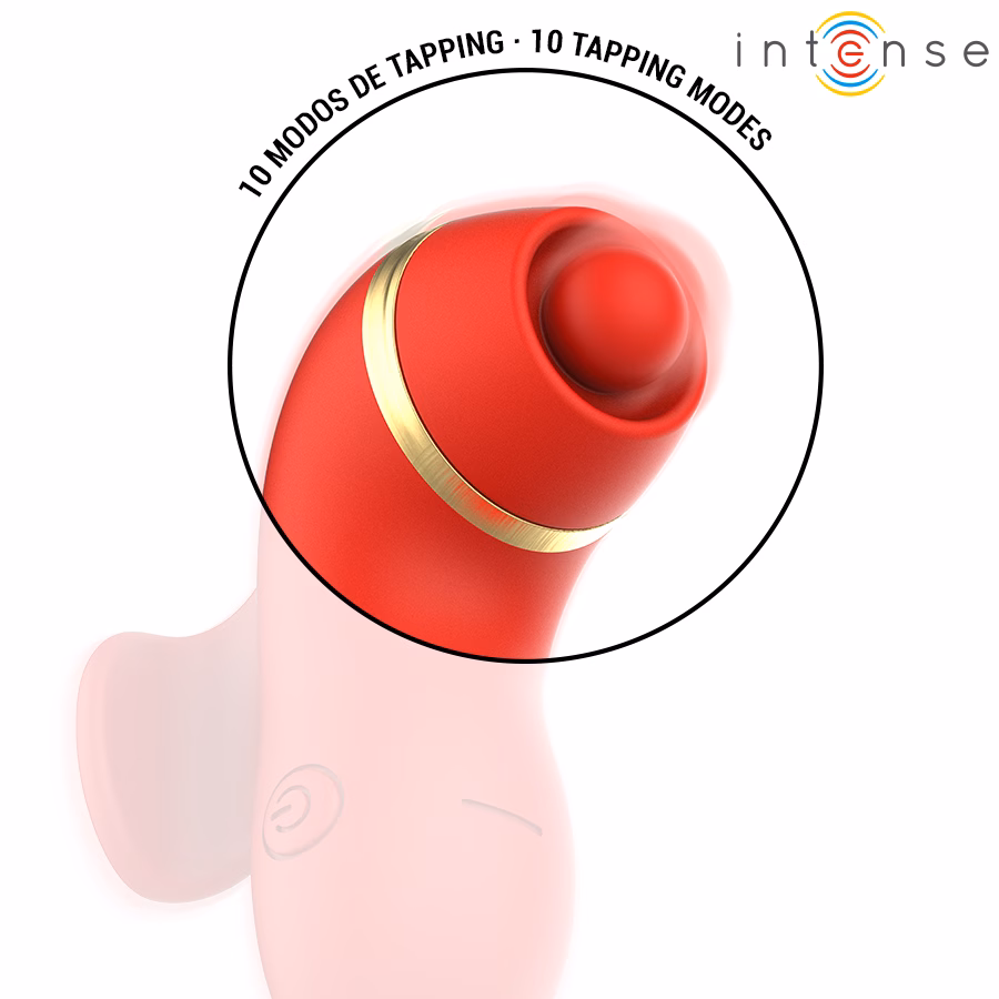 INTENSE - PATTY ESTIMULADOR CON 4 CABEZALES, SUCCIÓN, TAPPING, TICKLING Y LICKING - Imagen 3