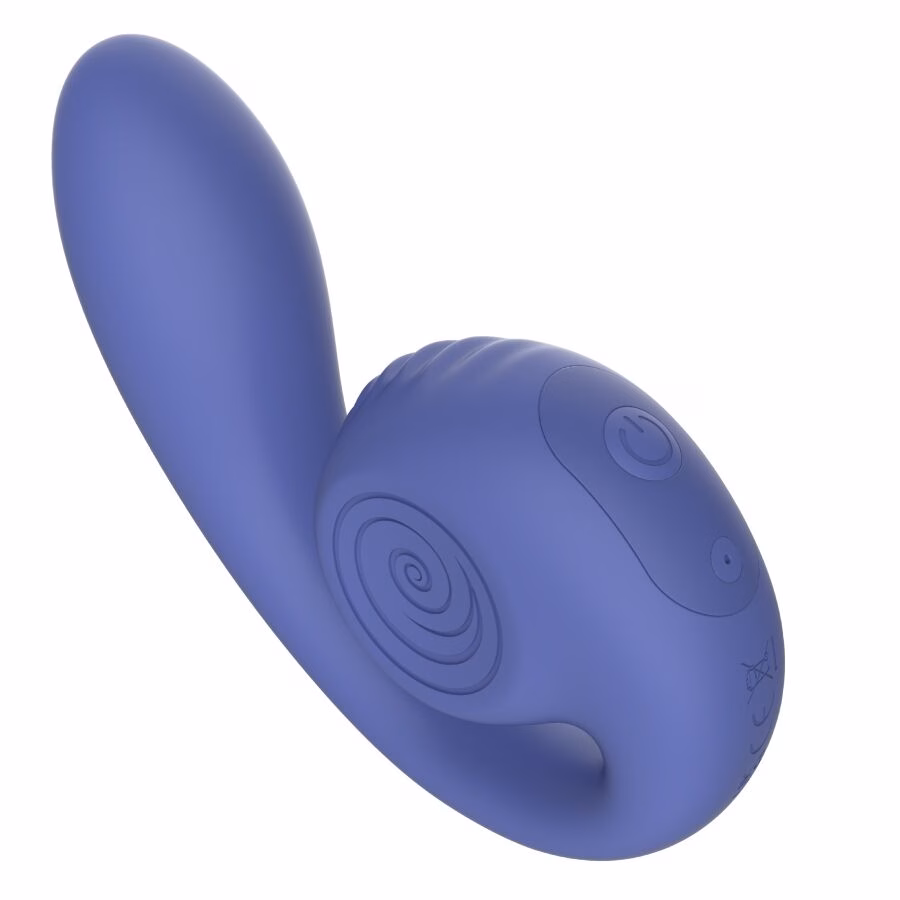 SNAIL VIBE - GIZI LITE VIBRADOR DUAL PUNTO G Y CLÍTORIS MORADO - Imagen 3