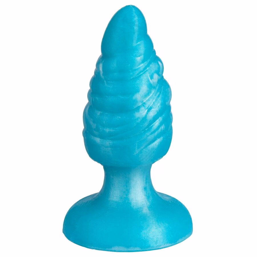 SILEXD - MELTY PLUG ANAL FANTASY SILICONA LIQUIDA TERMOREACTIVO AZUL CELESTE 9.2 CM - Imagen 3
