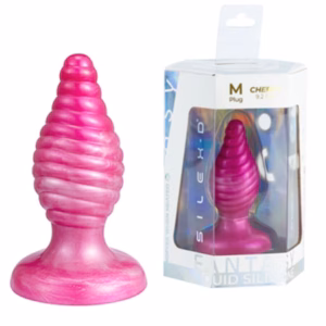 SILEXD - CHERRY PLUG ANAL FANTASY SILICONA LIQUIDA TERMOREACTIVO ROSA 9.2 CM