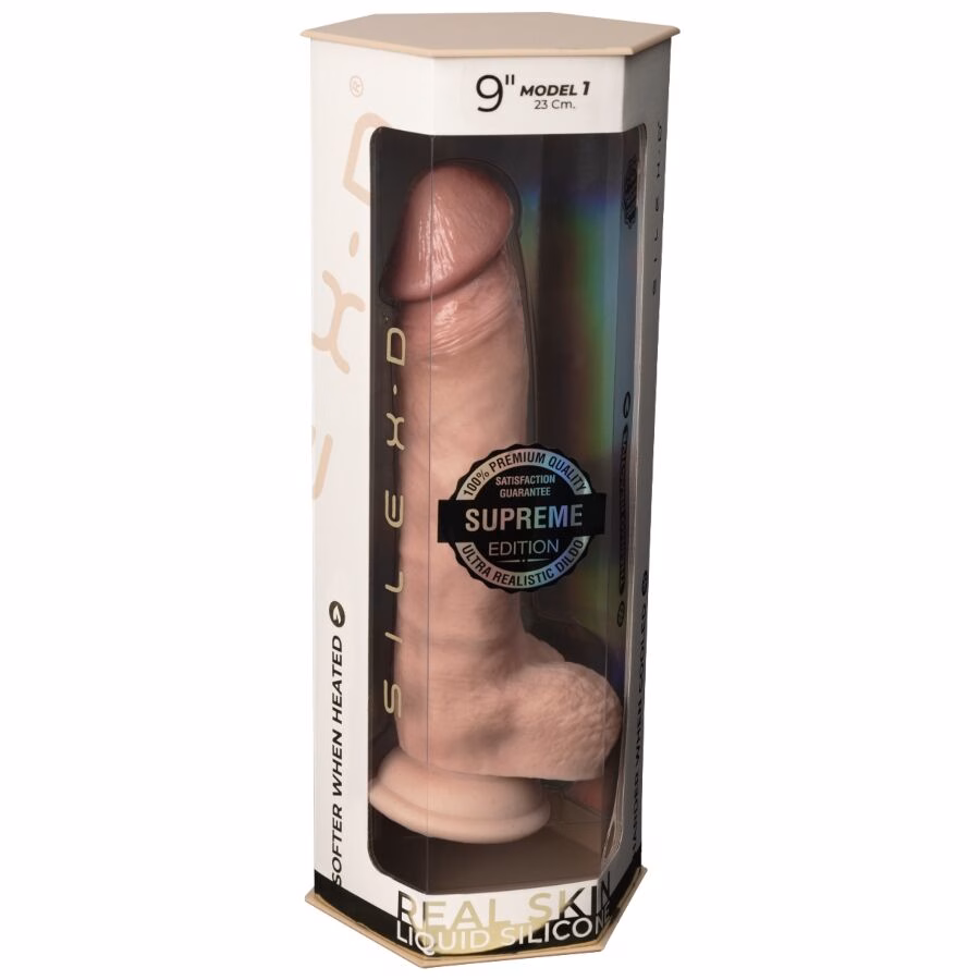 SILEXD - MODELO 1 REAL SKIN PENE SUPER REALÍSTICO TERMO REACTIVO PREMIUM SILEXPAN 22.8 CM - Imagen 8