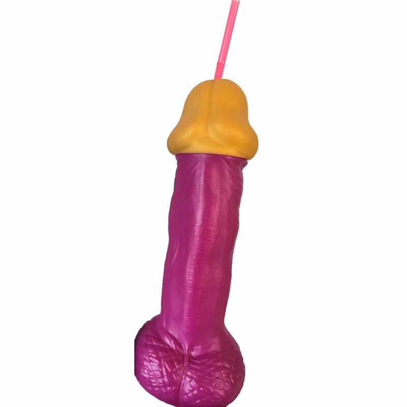DIABLO PICANTE - VASO PENE PLSTICO FUCSIA