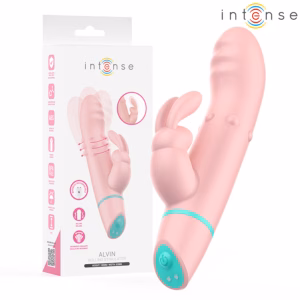 INTENSE - ALVIN ESTIMULADOR RABBIT & VIBRADOR ROLLING + OSCILANTE
